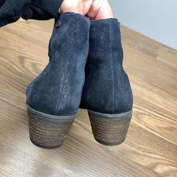 Josef Seibel Daphne 50 Bootie Navy Blue Jeans Suede Heel Womens Size 40 / 9 - Picture 5 of 12